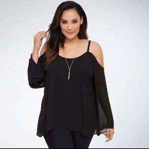 Torrid chiffon top